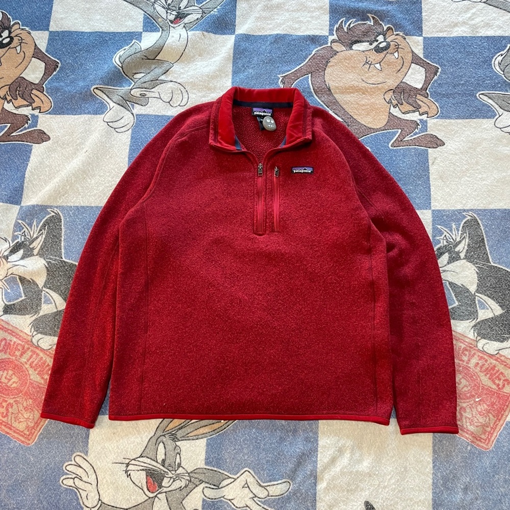 Patagonia fleece zip sweater